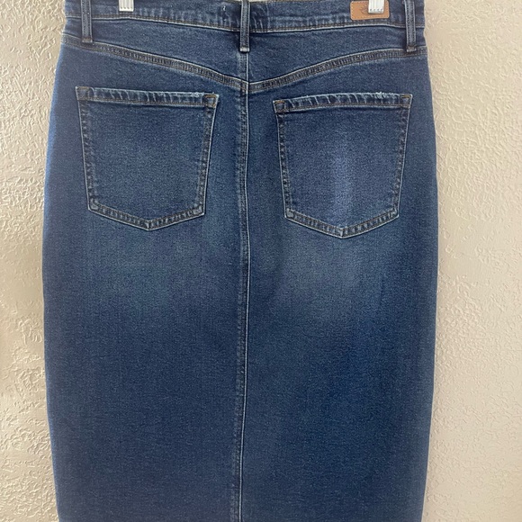 Sofia by Sofia Vergara Blue Denim Midi Skirt Size 12 - Picture 5 of 9